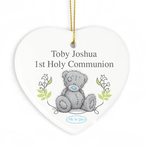 Personalised Me To You Bear Ceramic Heart Decoration £9.99